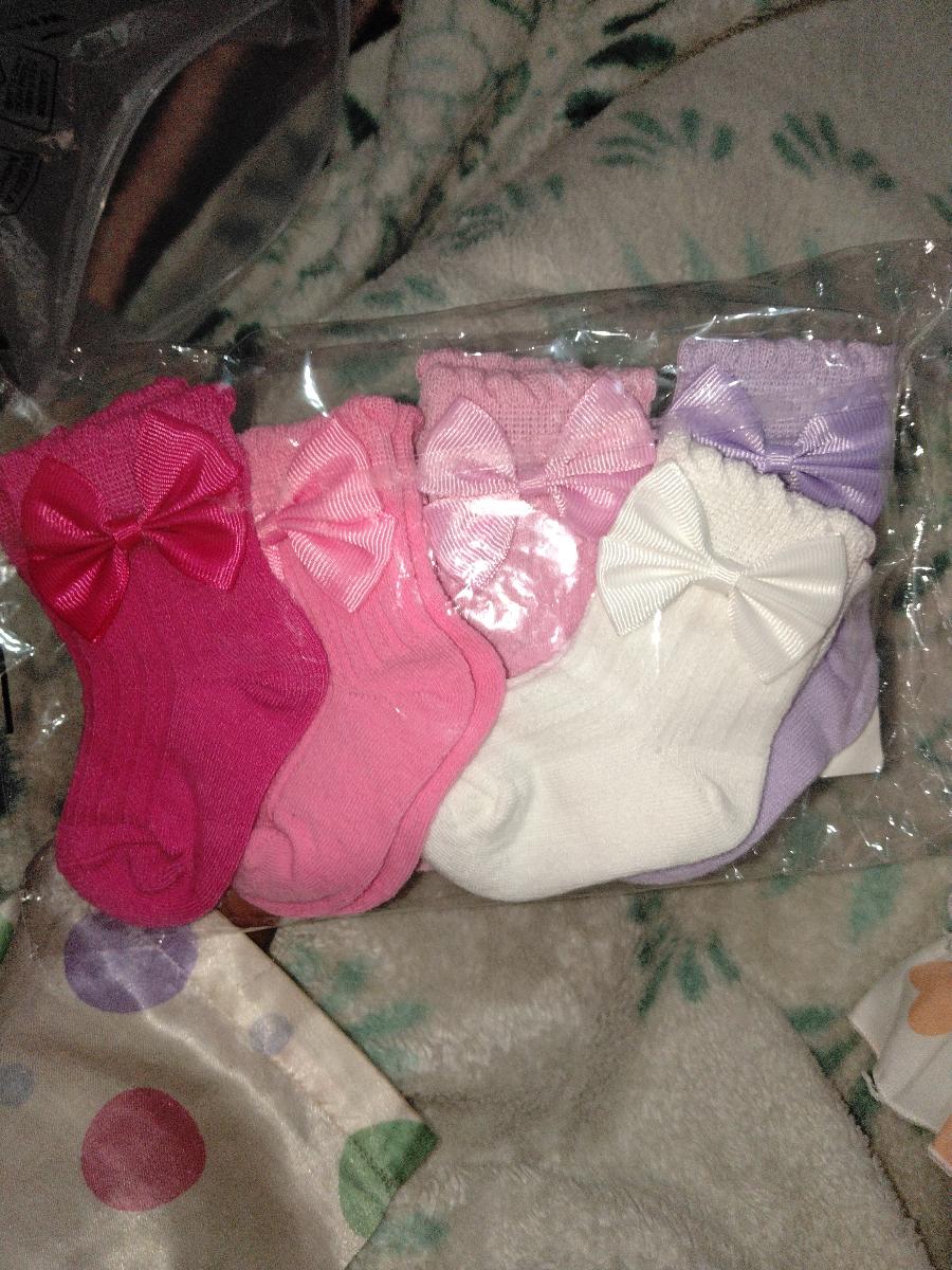 1 Pair/5 Pairs of Cute Bow Bubble Mouth Princess Socks for Spring And Autumn, Suitable for Birthday, Holiday, And First-Year Gifts photo review
