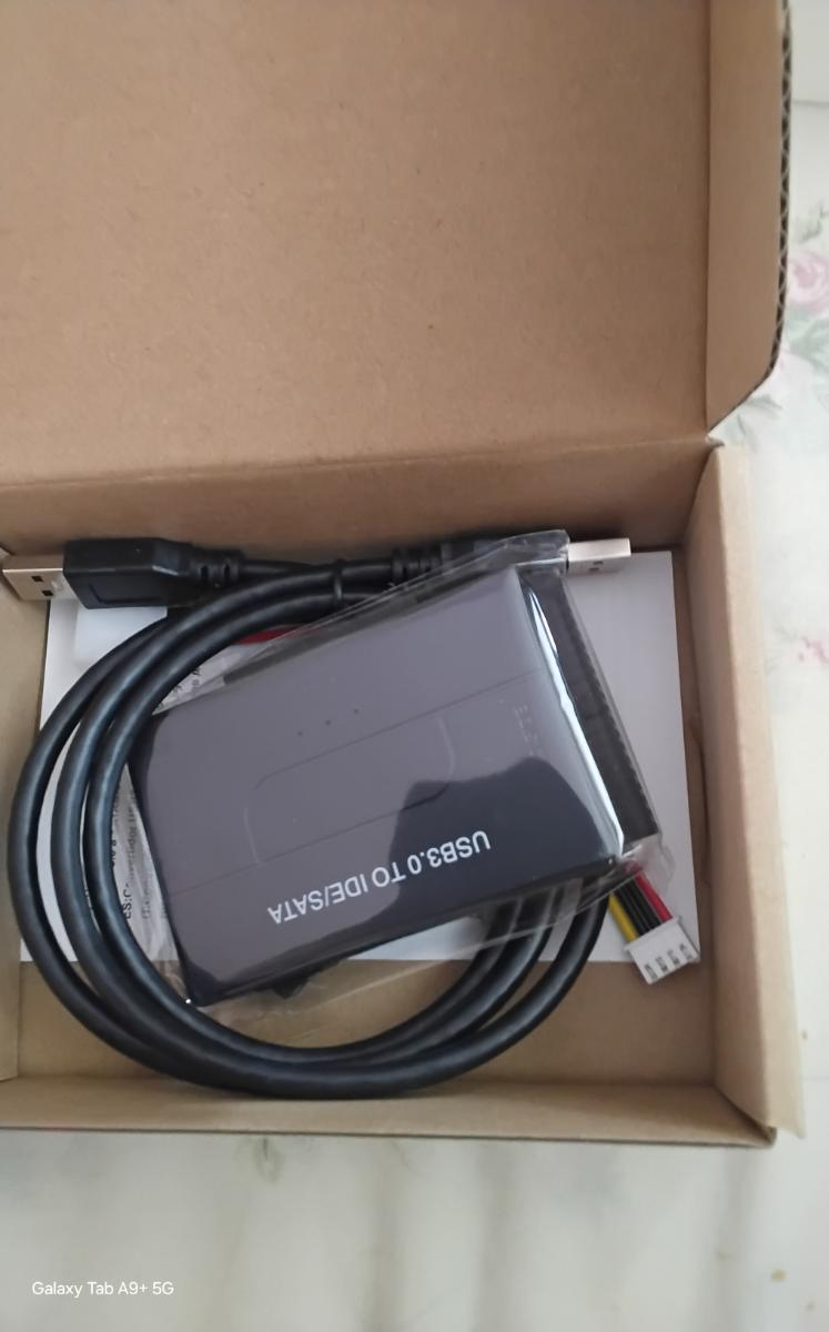 Lecteur de disque dur USB 3.0 vers SATA IDE, convertisseur de récupération de disque dur externe, kit adaptateur de disque dur universel pour disque dur HDD/SSD 2.5/3.5, (adaptateur secteur non inclus) photo review