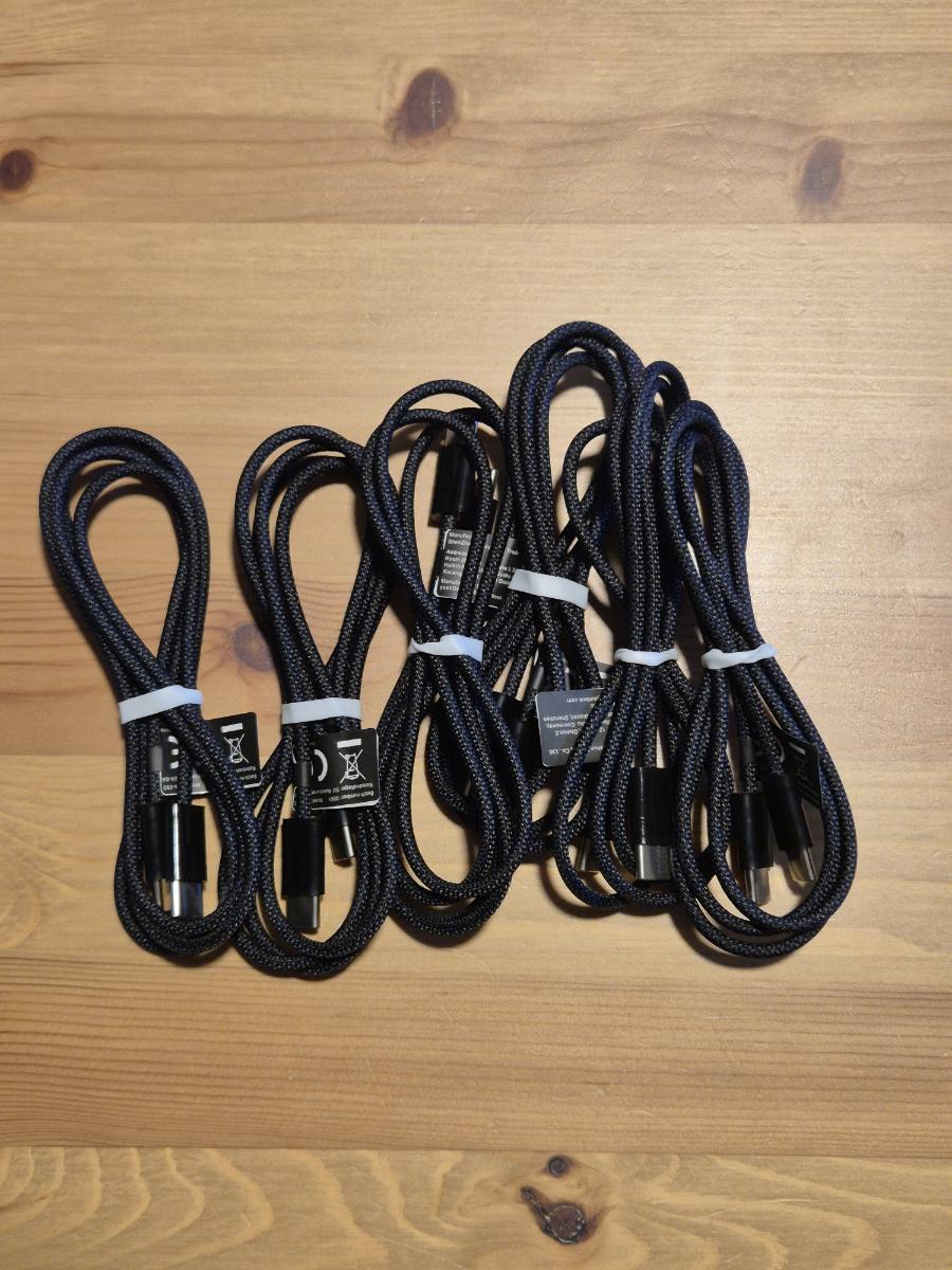 Огляд набору кабелів USB-C з Temu: 6 штук, але не 240 Вт — фото покупця