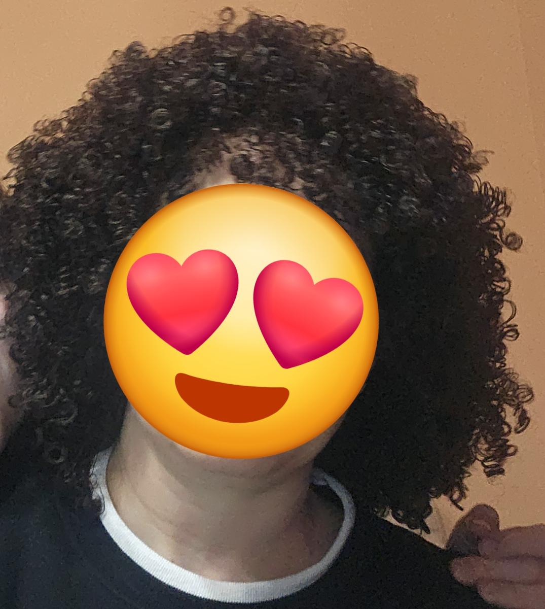 Short Afro Curly Wigs for Women Wavy Curly Wig Synthetic Heat Resistant Curly Afro Wig with Bangs Big Stretch Fluffy Curly Afro Wig 30.48 cm High-Density Soccer Fan Wig, Elastic Cap for Easter Rave Anime Music Festival Cosplay photo review