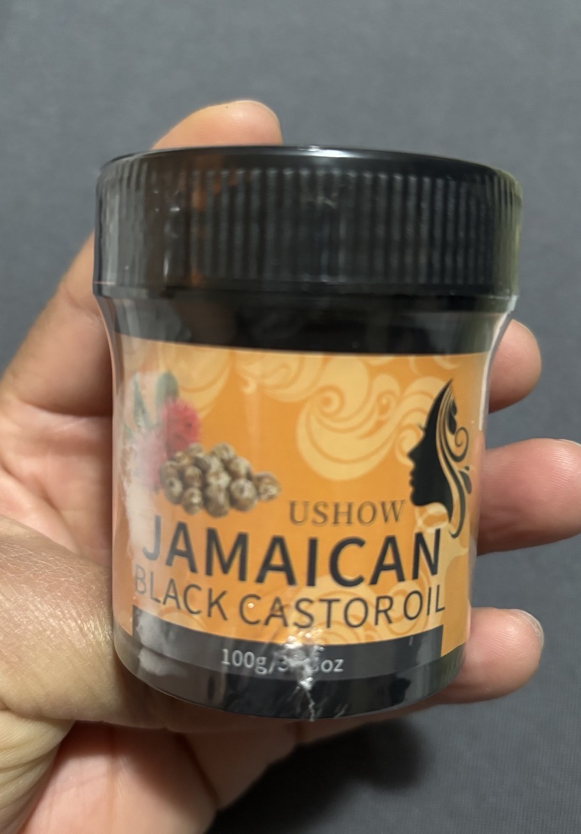 JAMAICANBLA CKCASTOROIL 100g/3.52oz Jamaica Black Coconut Oil Hair Care Cream, Moisturizing Coconut Oil Ingredients, 100g photo review