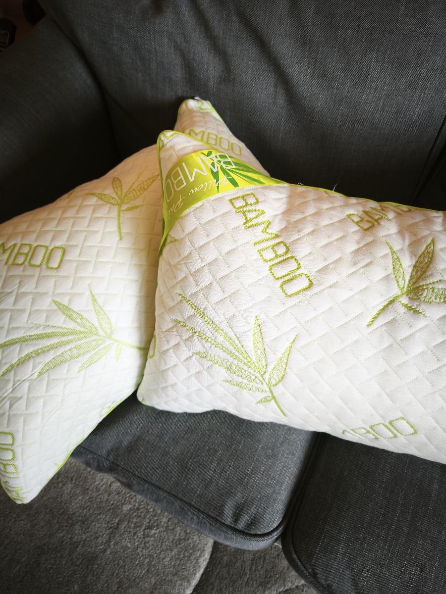 1-Pack Bamboo Memory Foam Pillow | Medium Firm | 50x70cm | Soft, Breathable & Durable | Head, Neck & Shoulder Relief | Removable Zip Cover | LOCAL WAREHOUSE | UK BRAND photo review