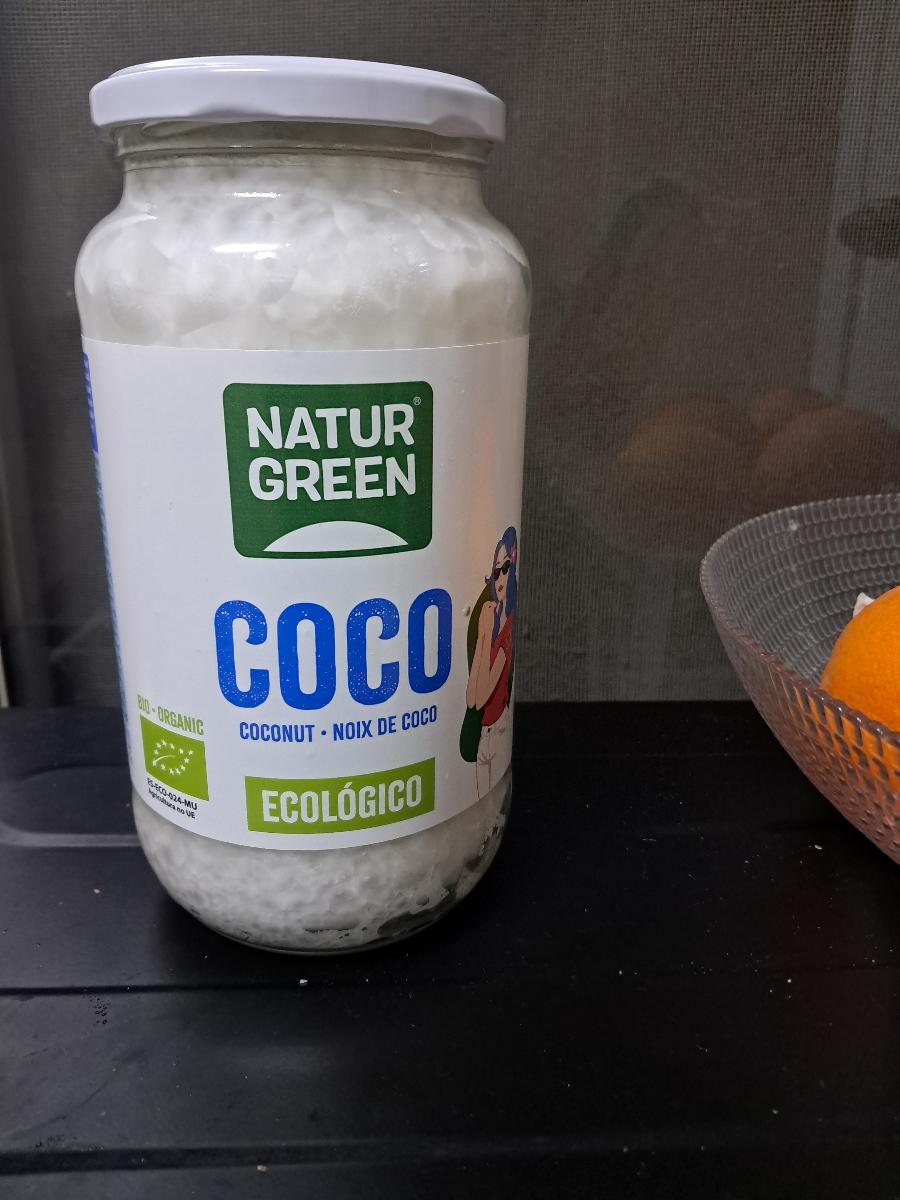 Coconut Fat 800g - Ideal for Cooking - Hydrates Skin and Hair - Natural Ingredients - Vegan Friendly - NaturGreen photo review