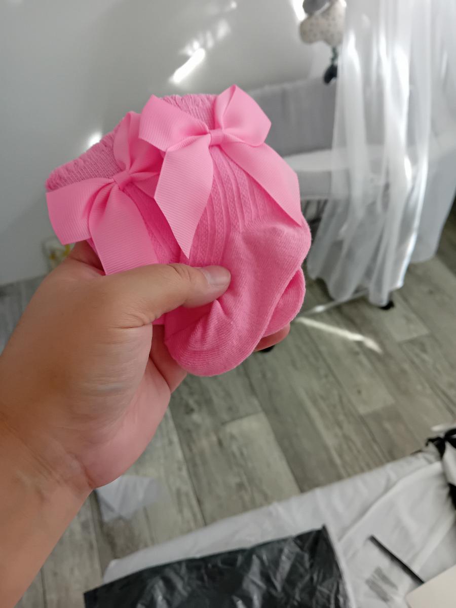 1 Pair/5 Pairs of Cute Bow Bubble Mouth Princess Socks for Spring And Autumn, Suitable for Birthday, Holiday, And First-Year Gifts photo review