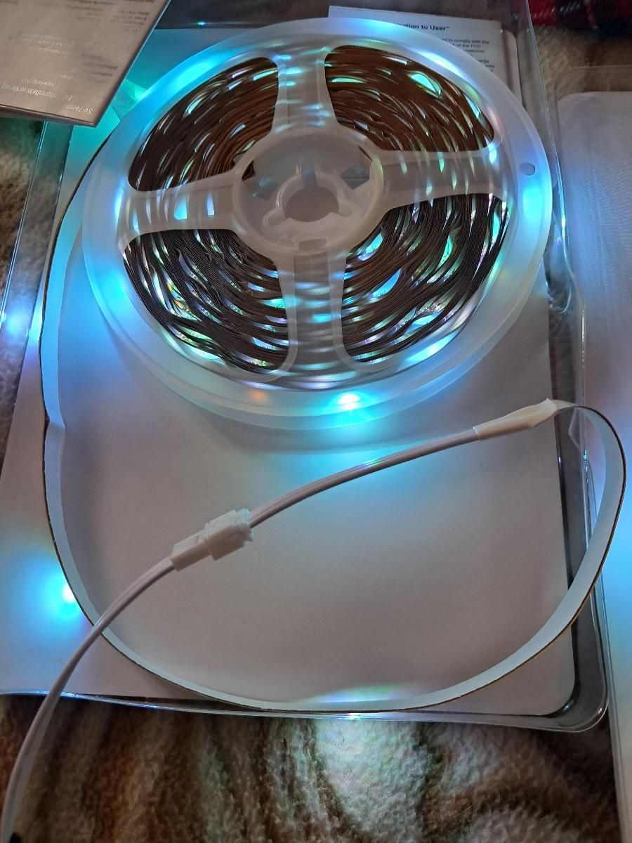Smart Bedroom RGB Strip Light — customer photo