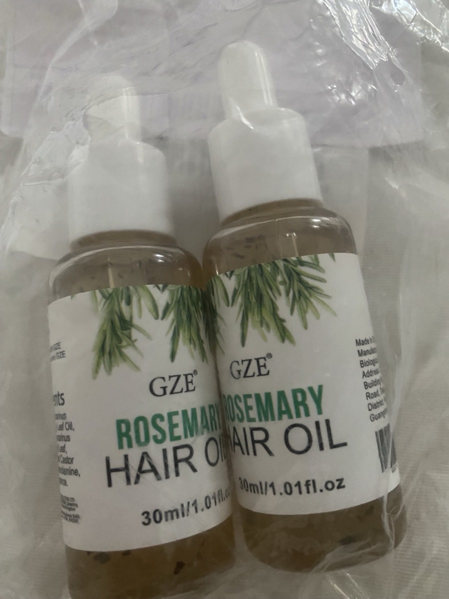 2 Pack GZE Rosemary Oil for Hair Rosemary Scalp Hair Strenghens Oil photo review