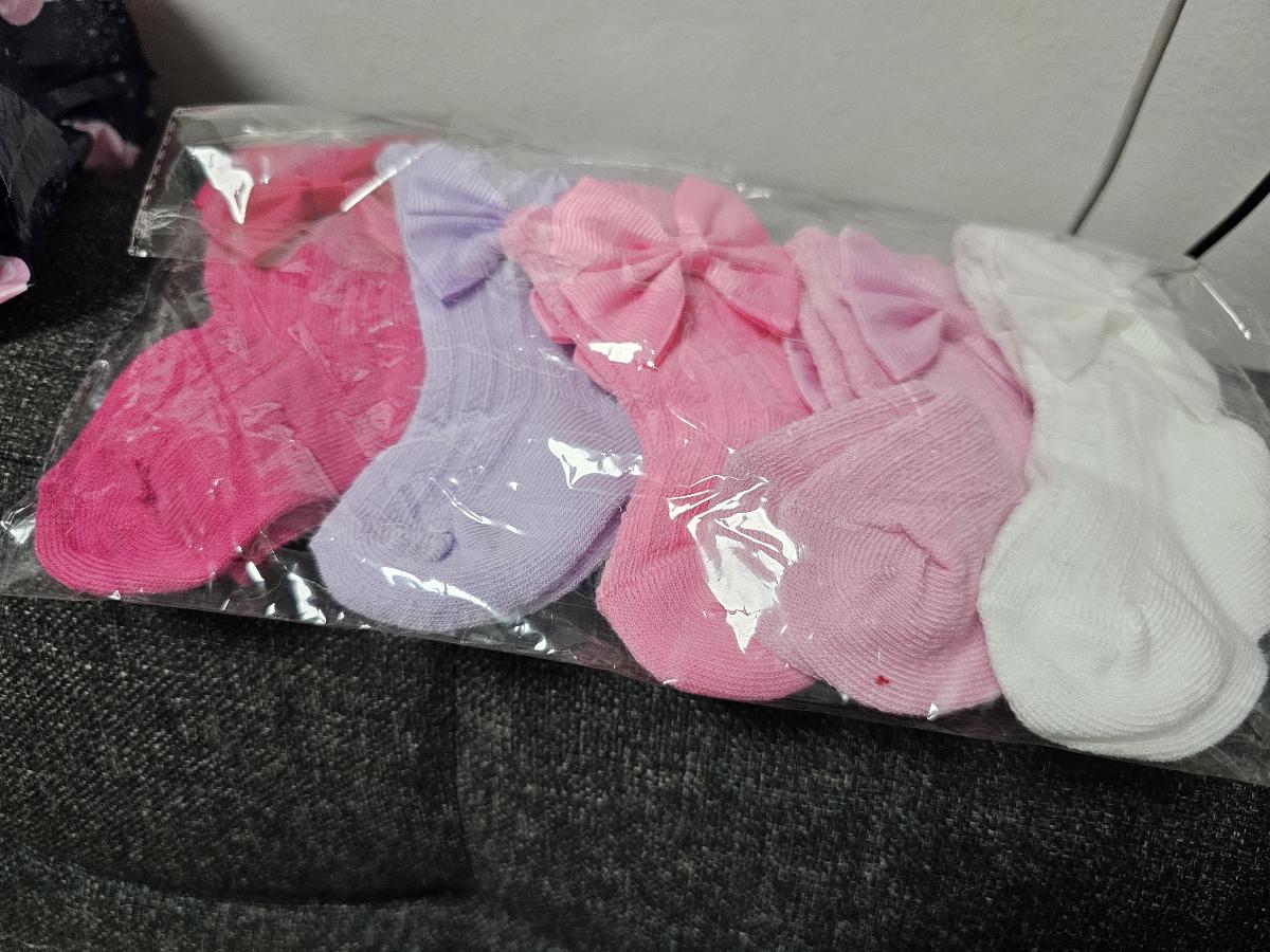 1 Pair/5 Pairs of Cute Bow Bubble Mouth Princess Socks for Spring And Autumn, Suitable for Birthday, Holiday, And First-Year Gifts photo review