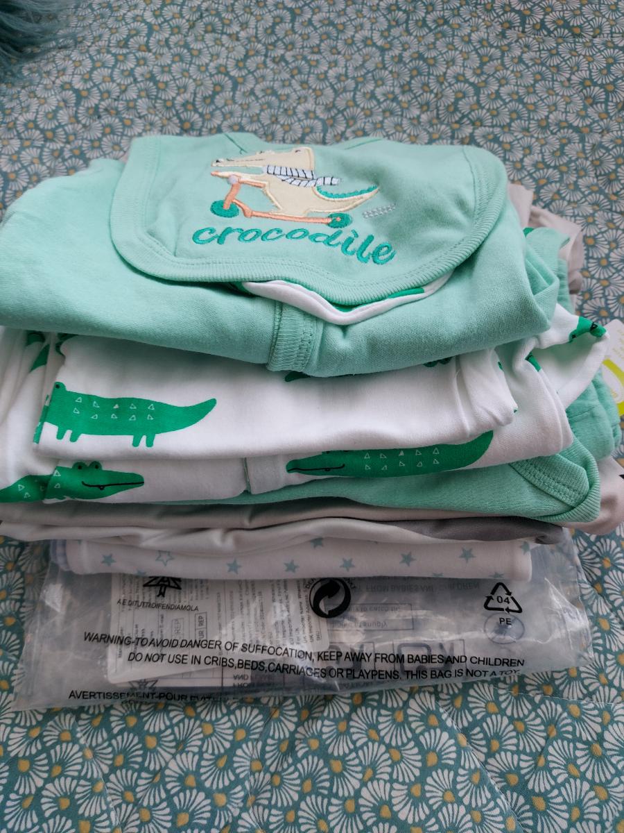 Newborn Onesie Three-Piece Set, Perfect for Outdoor photo review