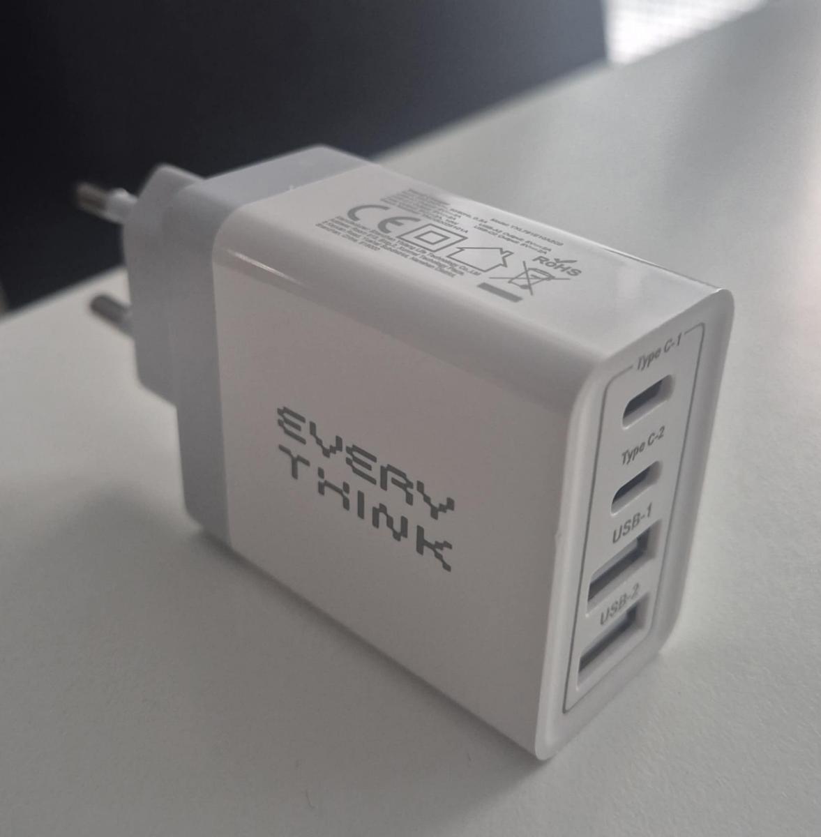 4-Port USB A+C Wall Charger Block: 10W Fast Charging Adapter with 2 USB-C & 2 USB-A Ports, Compatible with iPhone 16/15,, iPad photo review