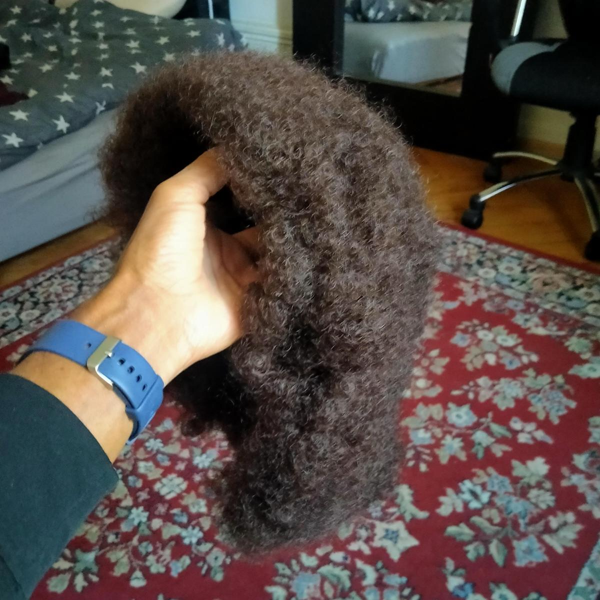 70s Afro Curly Wig for - Soft, Natural-Looking Synthetic Hair, Voluminous & Fluffy Black Afro Wig for Daily Wear, Parties, and Cosplay, Party Hairpiece, Naturallooking Hairpiece photo review