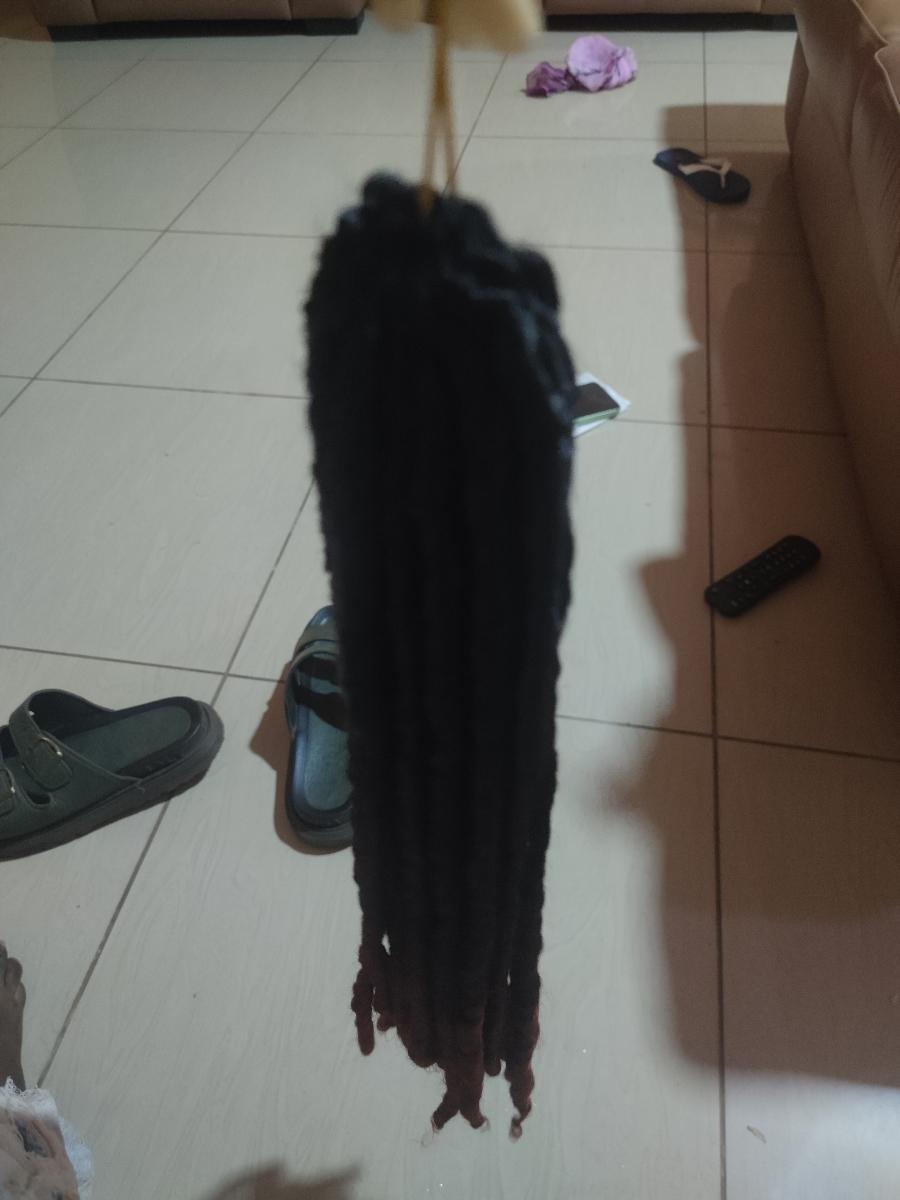 18-Inch Goddess Faux Locs Crochet Hair with 24 Strands, Featuring Soft Gypsy Locs, Straight Crochet Braids, And 3-Tone Dreadlock Hair Extensions Inspired by African Roots photo review