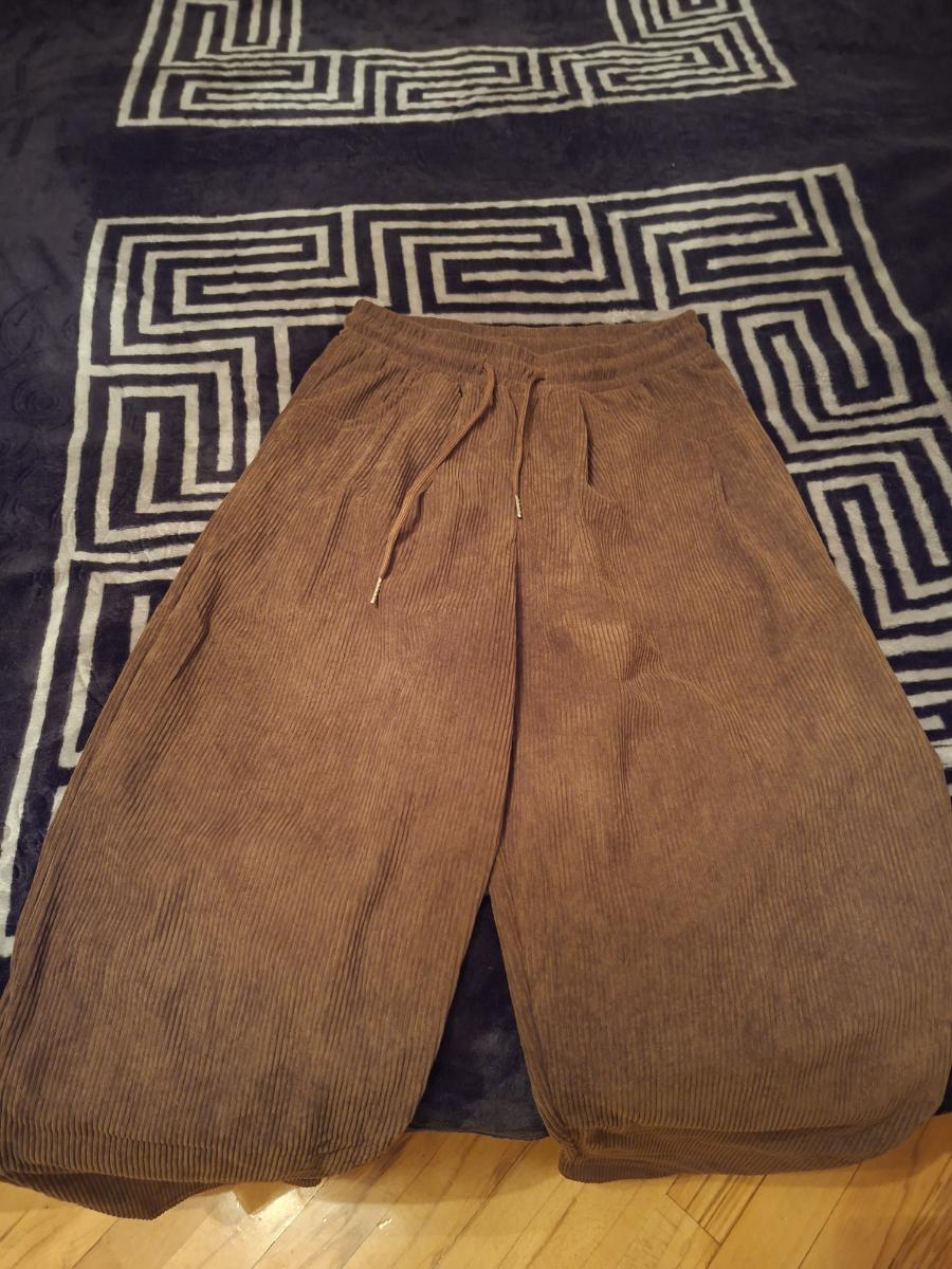 Women's Vintage Corduroy Wide-Leg Pants — customer photo