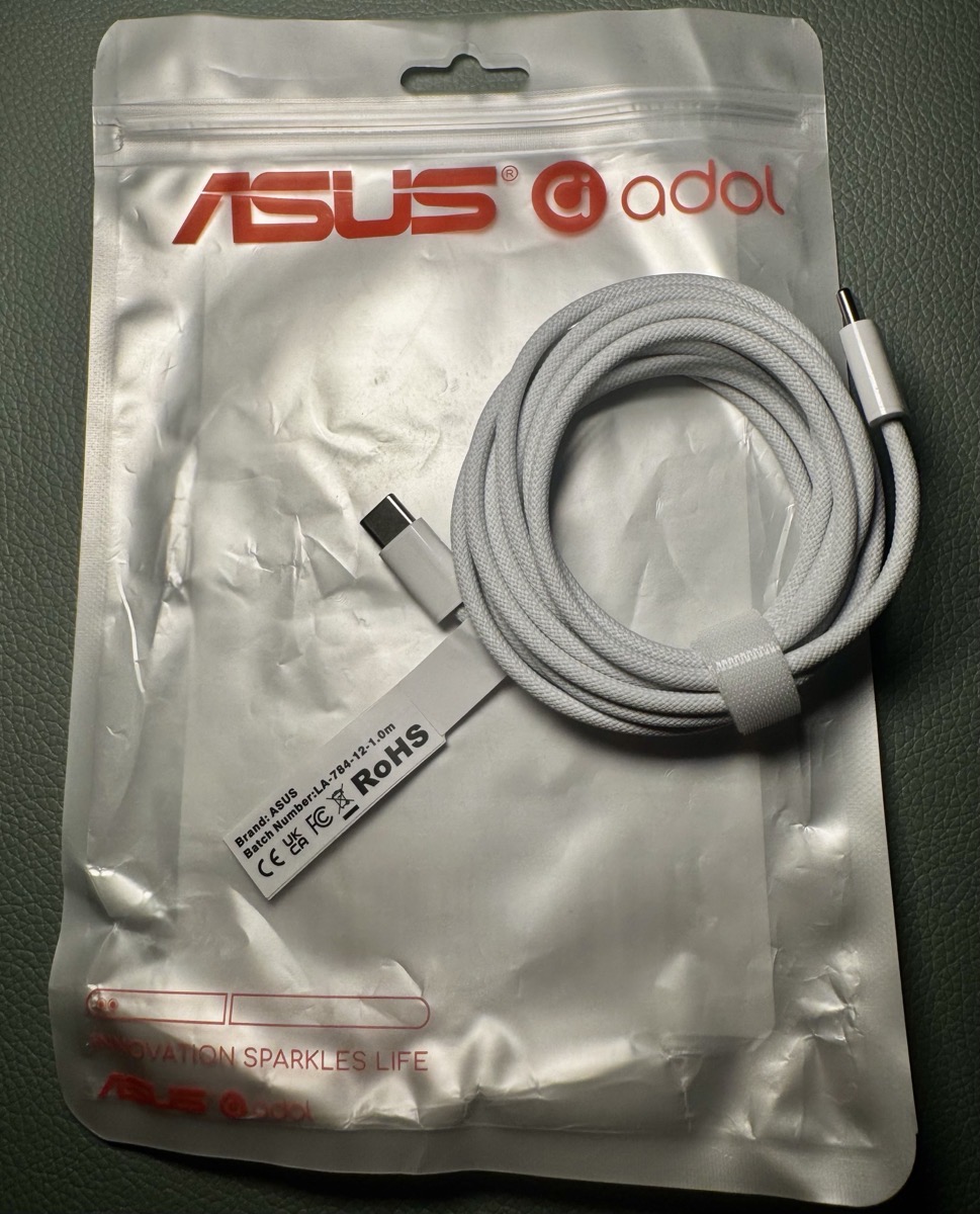 Огляд плетеного кабелю USB-C ASUS із Temu: 60 Вт, від 0,5 до 3 м, і майже без скарг — фото покупця