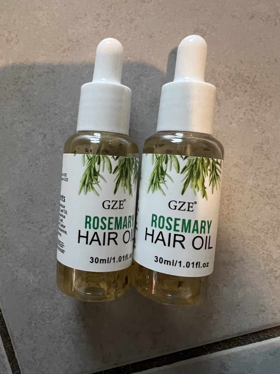 2 Pack GZE Rosemary Oil for Hair Rosemary Scalp Hair Strenghens Oil photo review